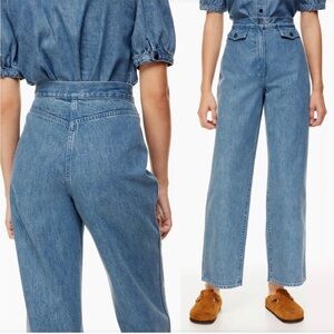 Wilfred Free High Waisted Retro Style Blue Jeans